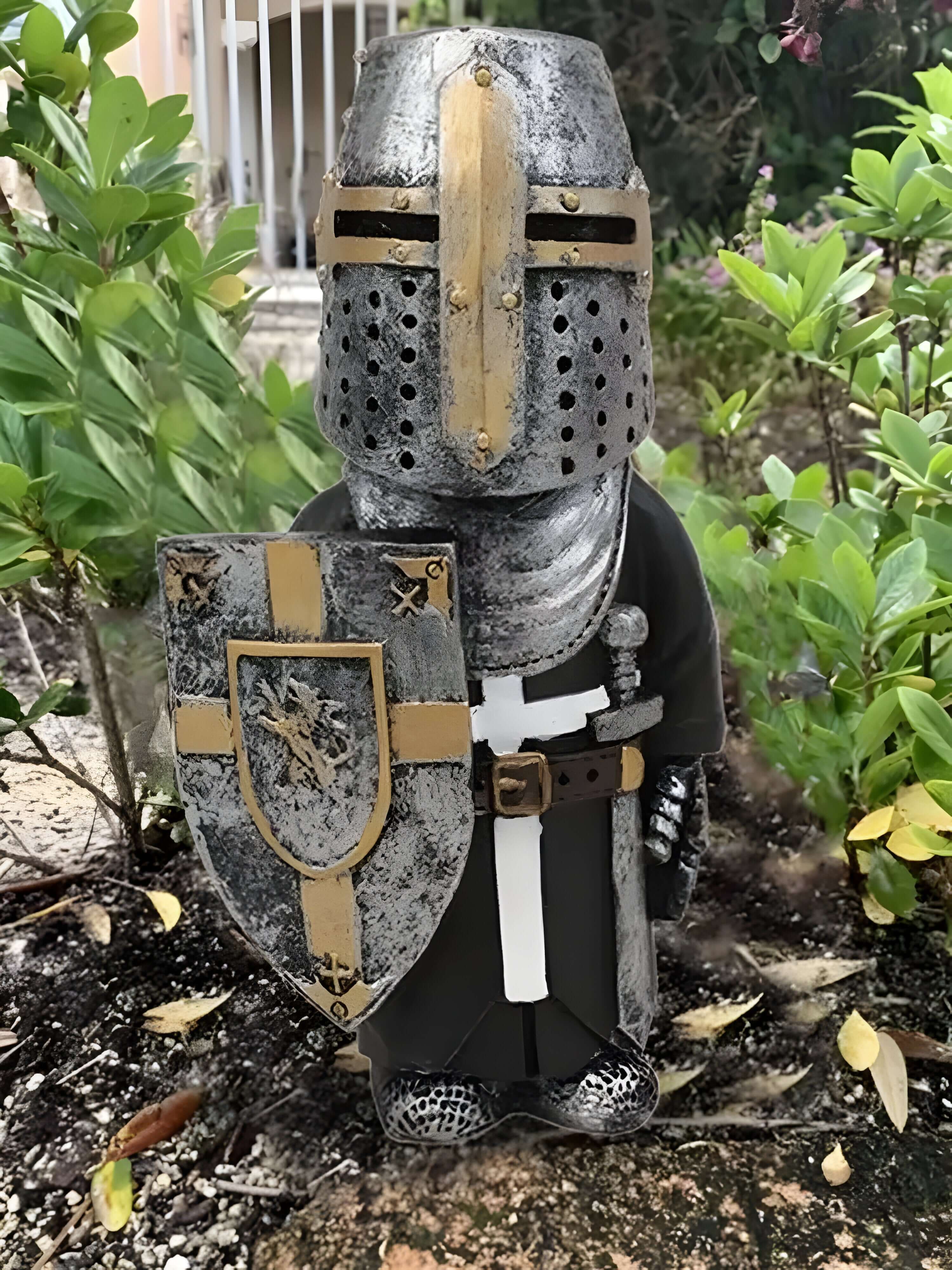 Hulna – Hagefigur I Miniatyr Av Ridder