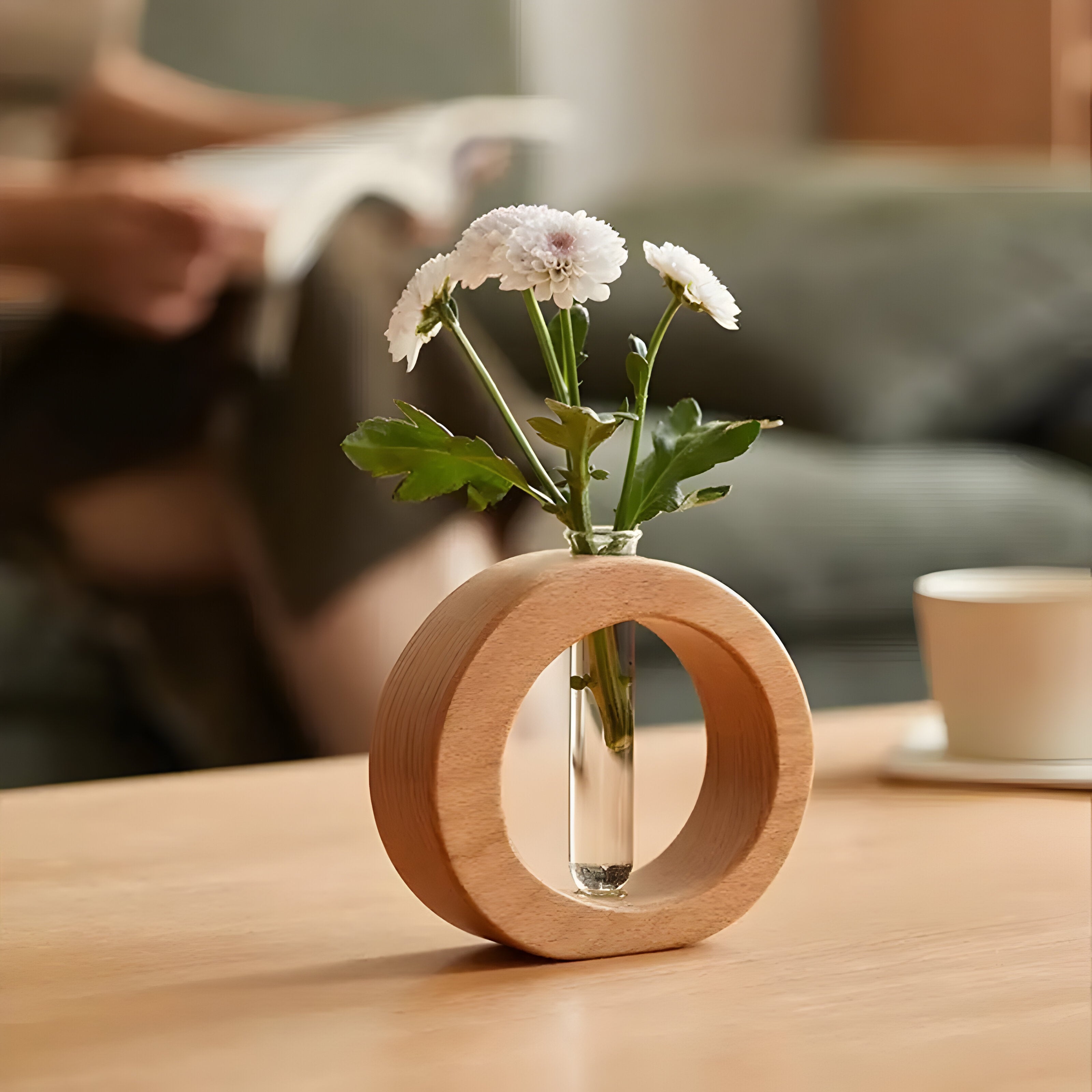 Drekur – Hydroponisk Blomsterpotte I Tre