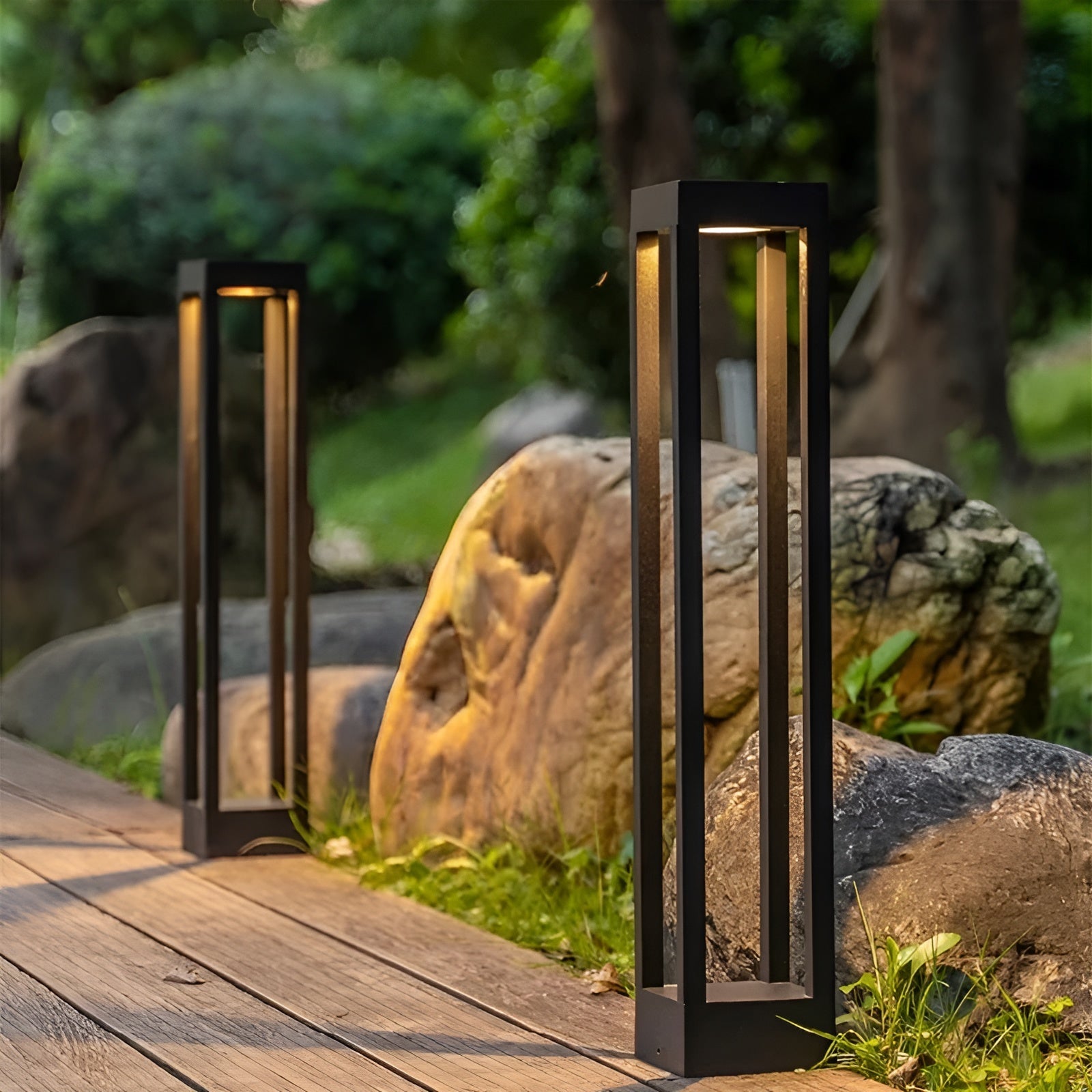 Moderne LED Hagebelysning – Vanntett og Holdbar | Perfekt for Terrasse, Plen og Stier