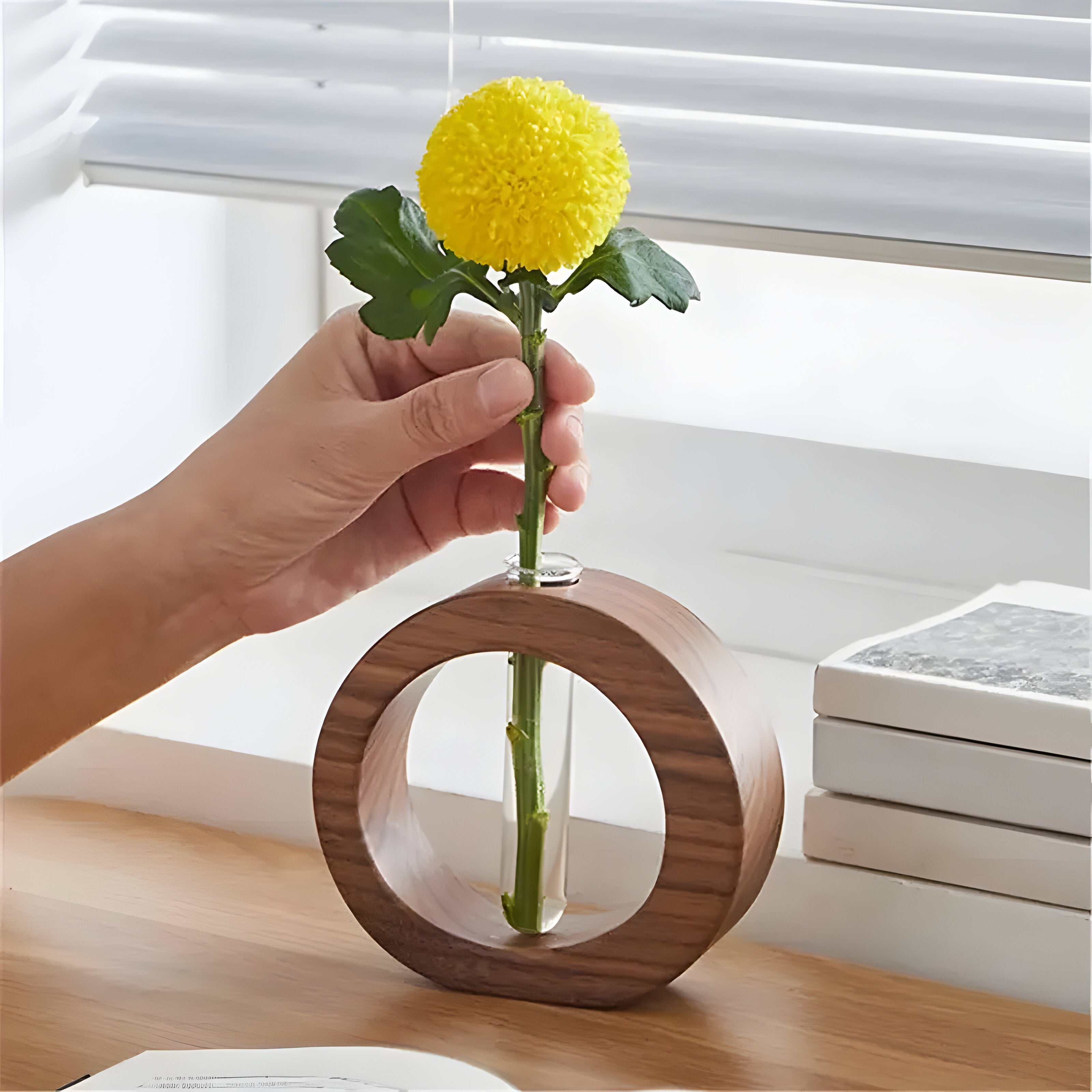 Drekur – Hydroponisk Blomsterpotte I Tre