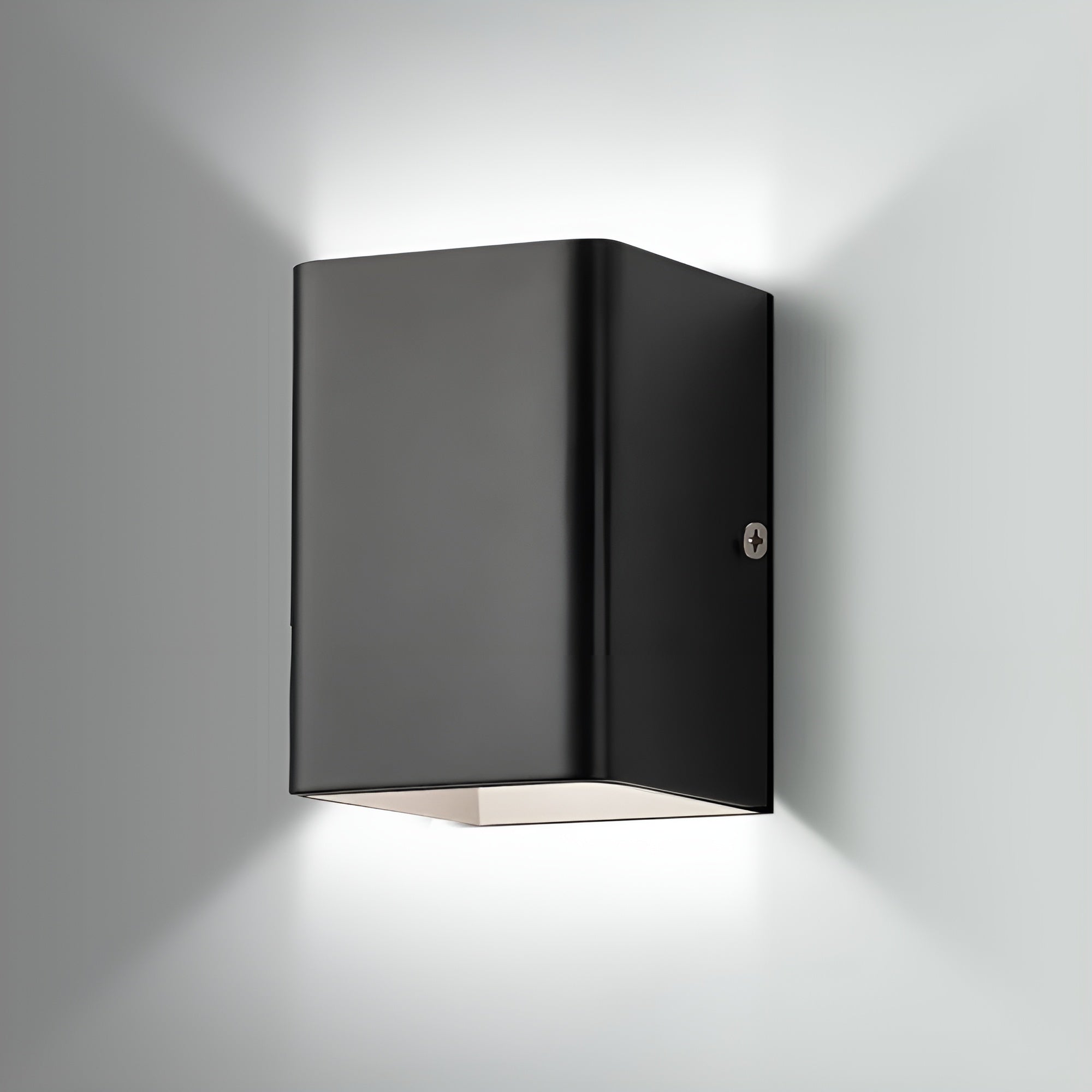 Led-vegglampe Med Rgb-lys – Stemningsfull Opp-ned Veggbelysning Med Fjernkontroll