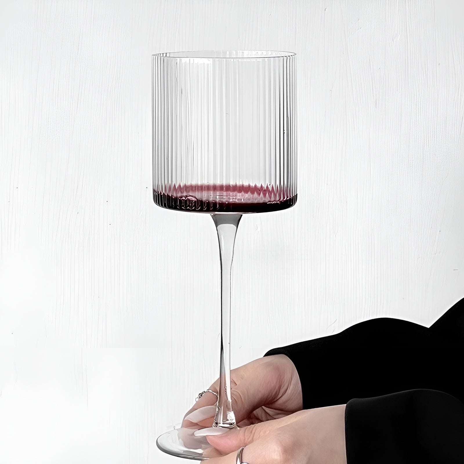 4-sett Med Champagneglass – Elegant Riflet Glass | Stilig Til Musserende Vin Og Spesielle Anledninger