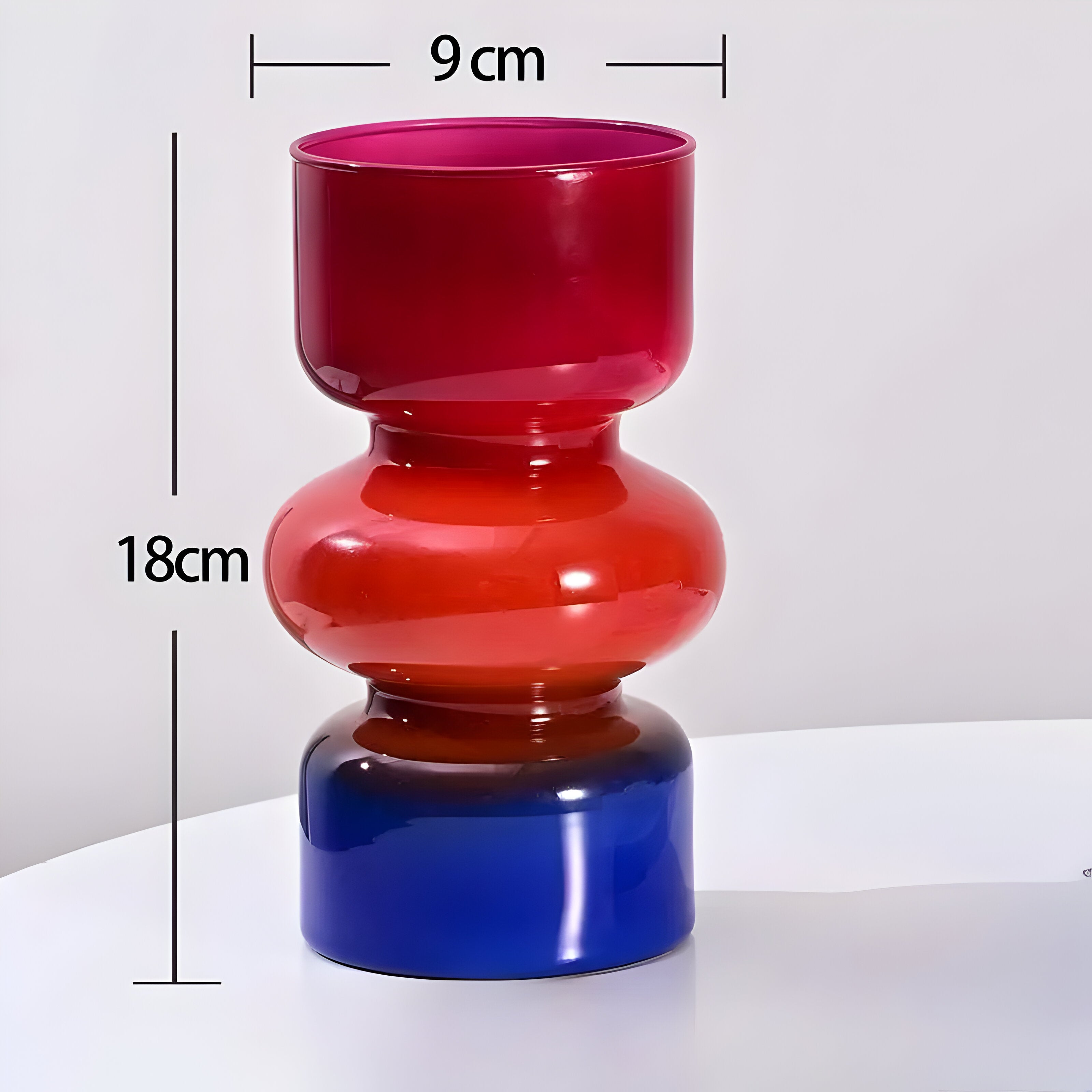 Glass Hydroponisk Vase – Retro Blomsterpotte for Hjemmeinnredning