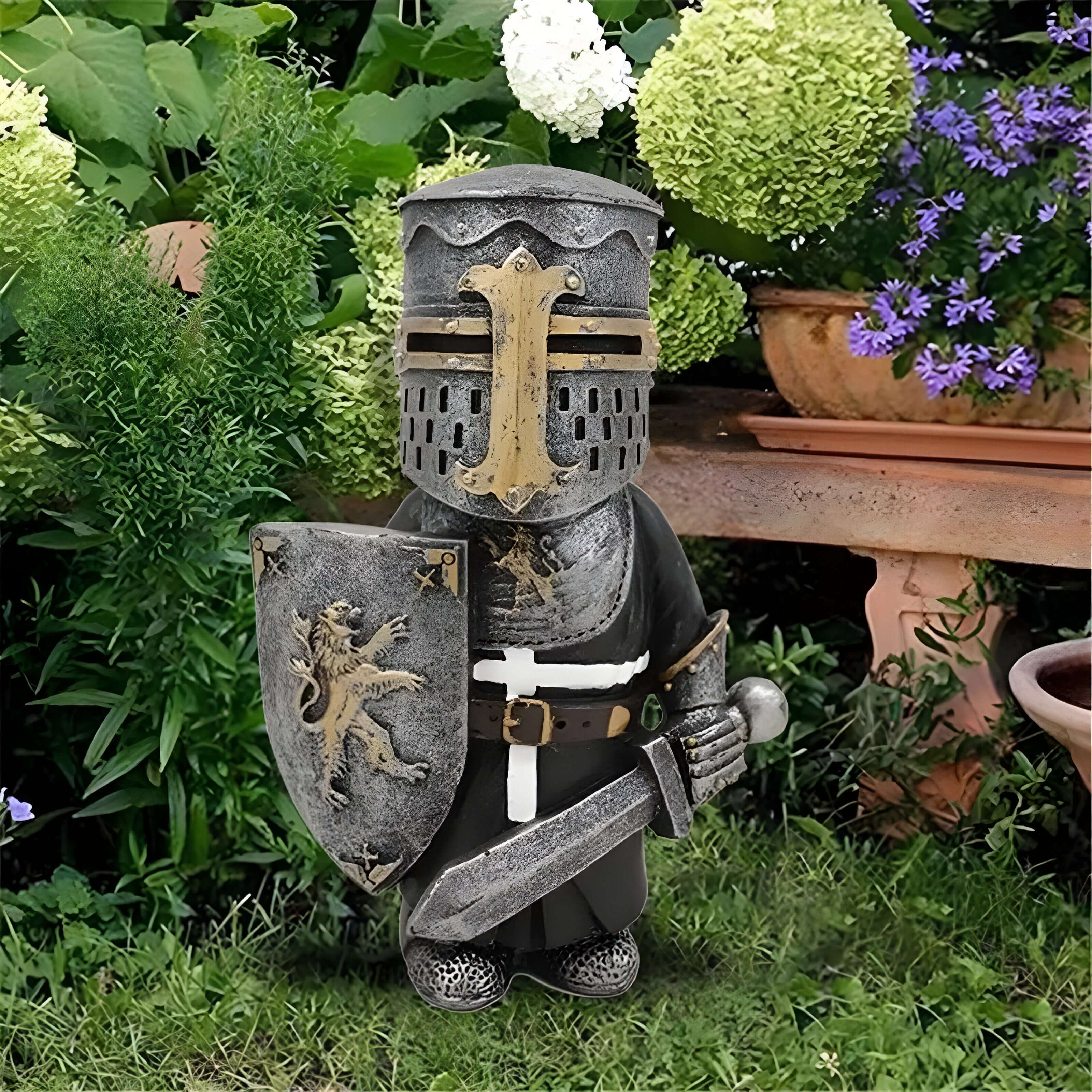 Hulna – Hagefigur I Miniatyr Av Ridder