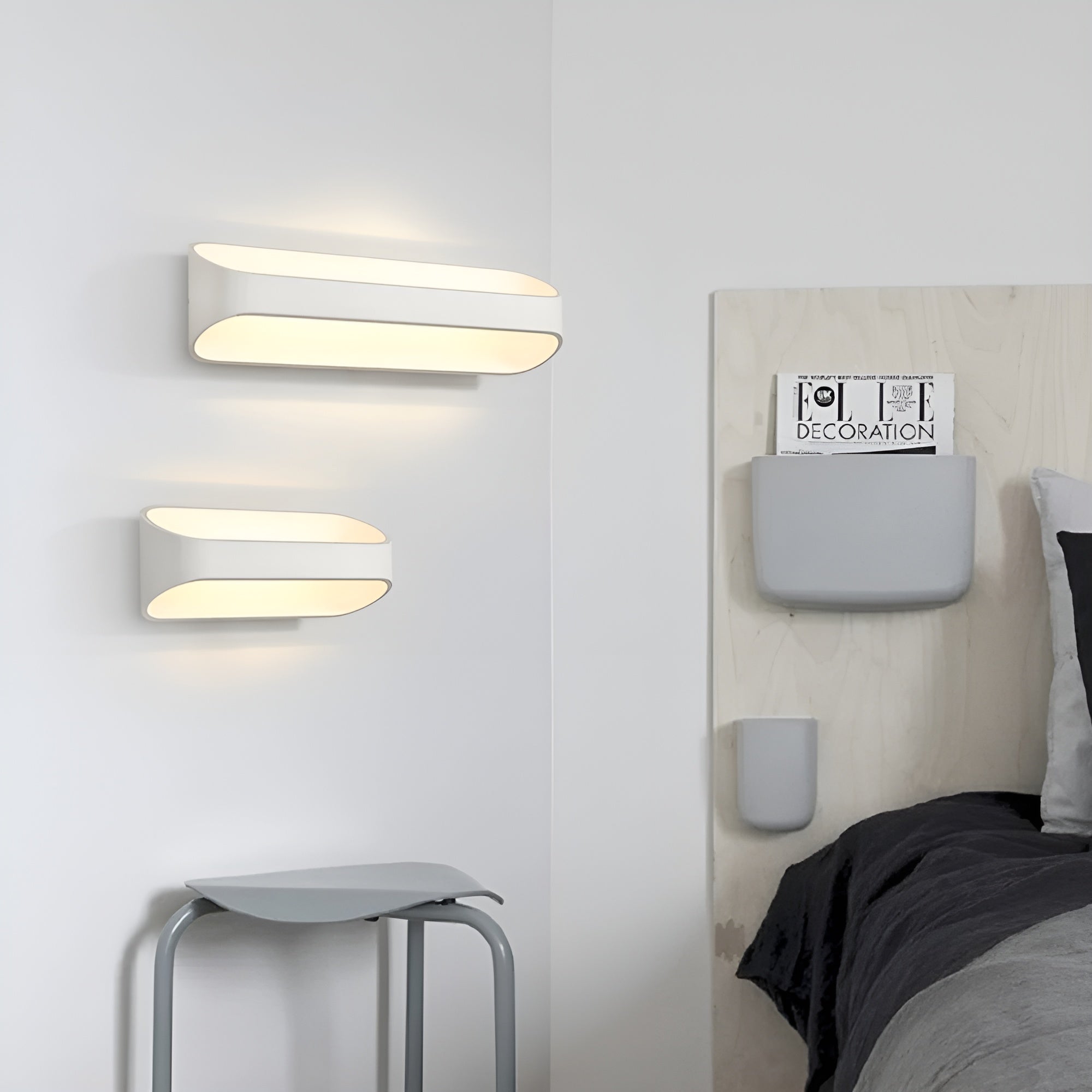 Wandleuchte Mit Warmem Licht – Moderne Led Beleuchtung | Ideal Für Wohnzimmer & Schlafzimmer