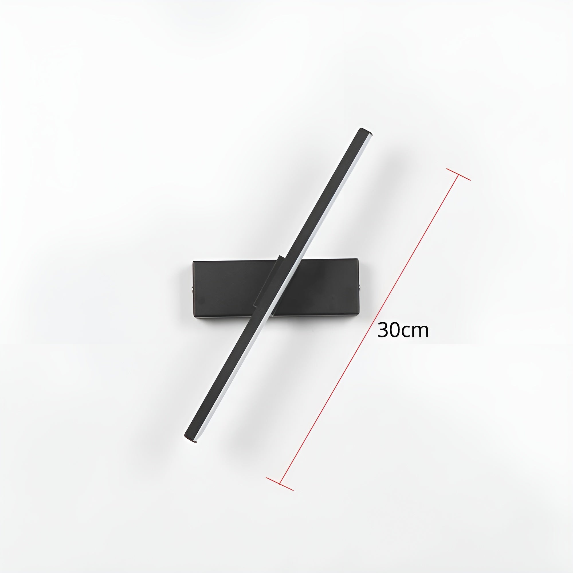 Enkel 330° Led-vegglampe – Dreiebar Og Fleksibel | Innvendig Lampe I Aluminium For Senger Og Nattbord