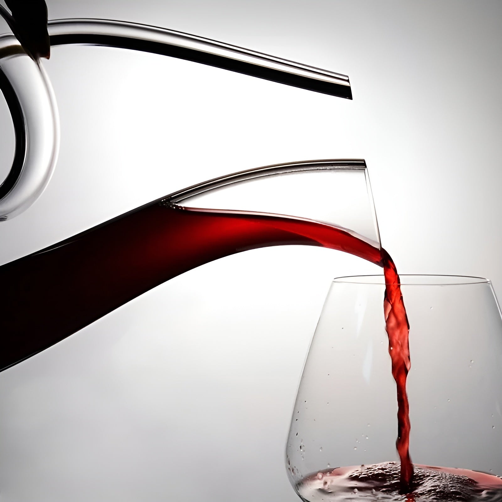 Svanespiral-vinkaraffel – Elegant Spiraldesign | 1500 Ml For Hjemmebruk Eller Baren