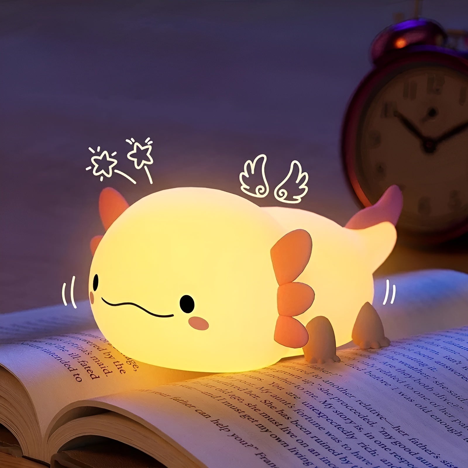 Nattlampe til Barnerom – Mykt Rosa Lys | Perfekt for Jenteværelse