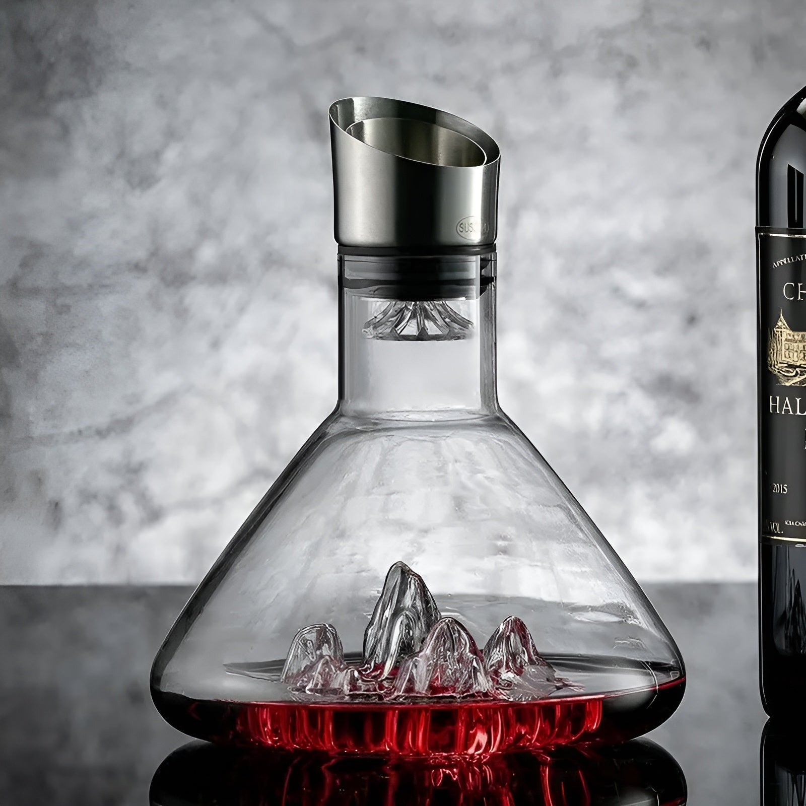 Whiskykaraffel i Krystall – Håndlaget og Blyfri | 1500 ml for Bar og Hjem
