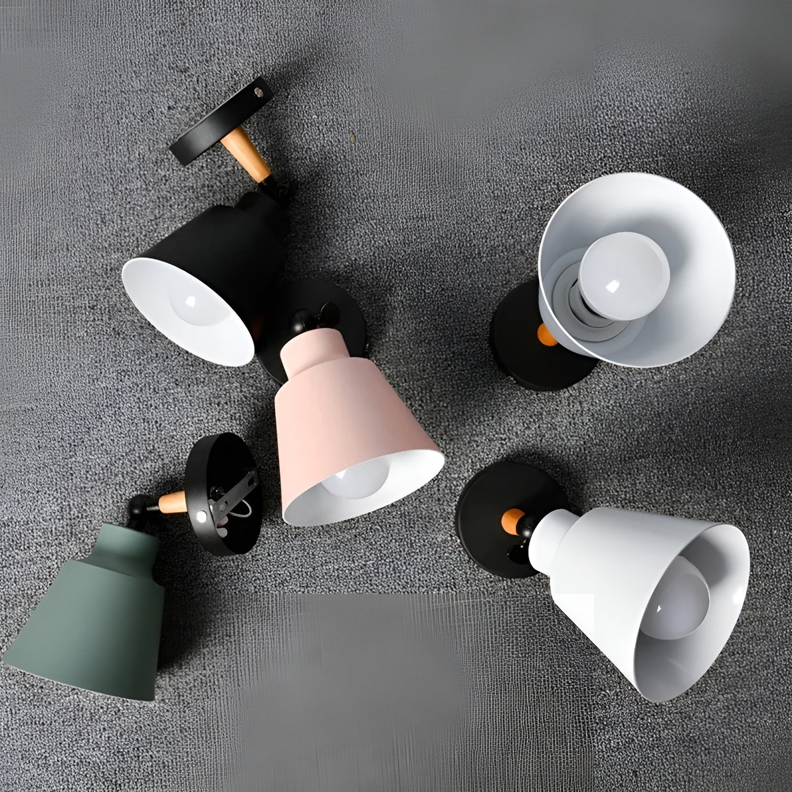 Vegglampe i Massivt Tre – Minimalistisk og Dekorativ | Perfekt for Soverom og Gang