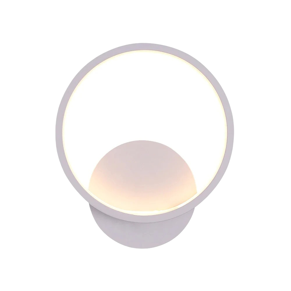 Rund LED Vegglampe – Stilren og Dekorativ Belysning | Perfekt for Soverom og Gang