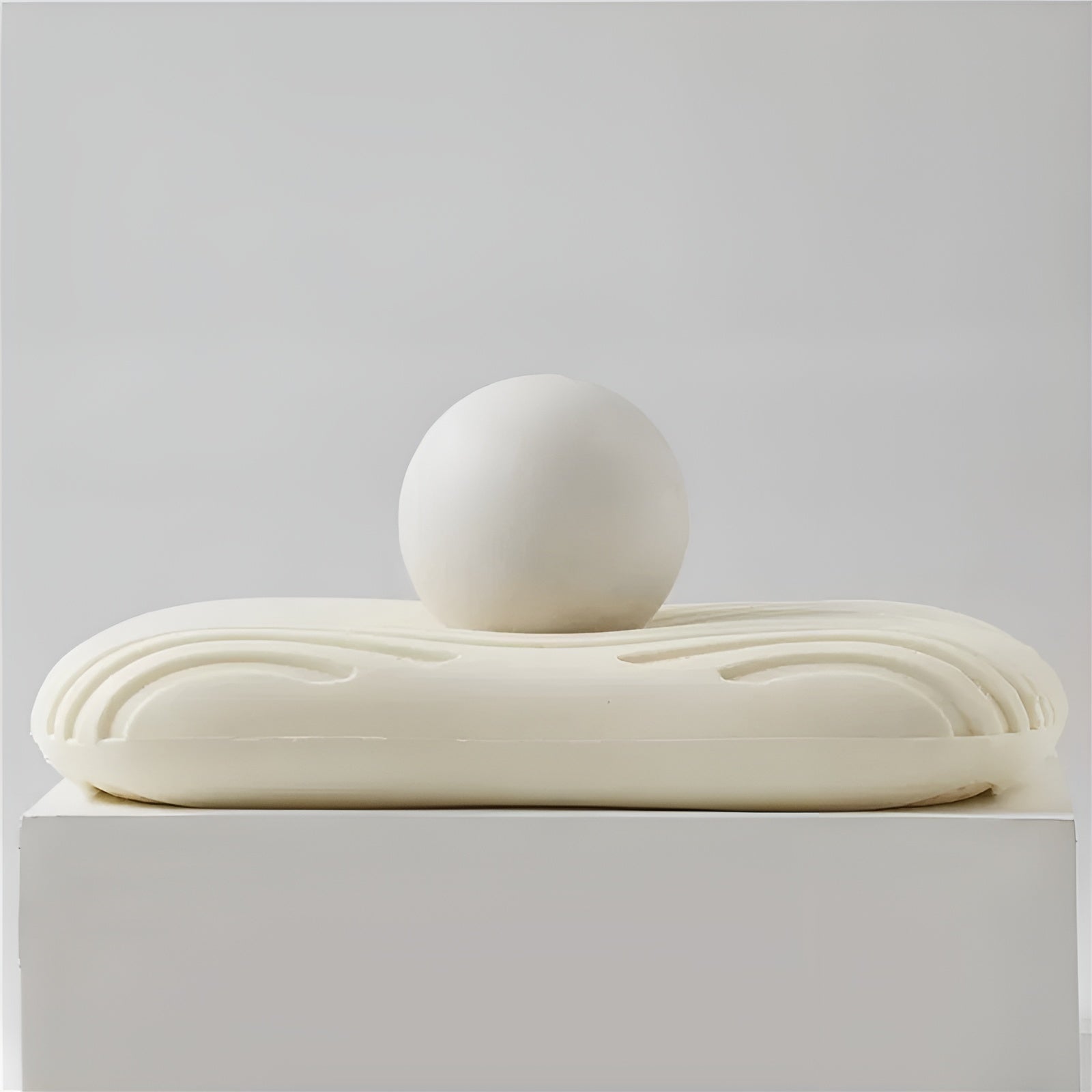 Bomullstrekk til Naturlatexhodepute – Ergonomisk Nakkepute | Pustende og Perfekt for Side- og Ryggsovende