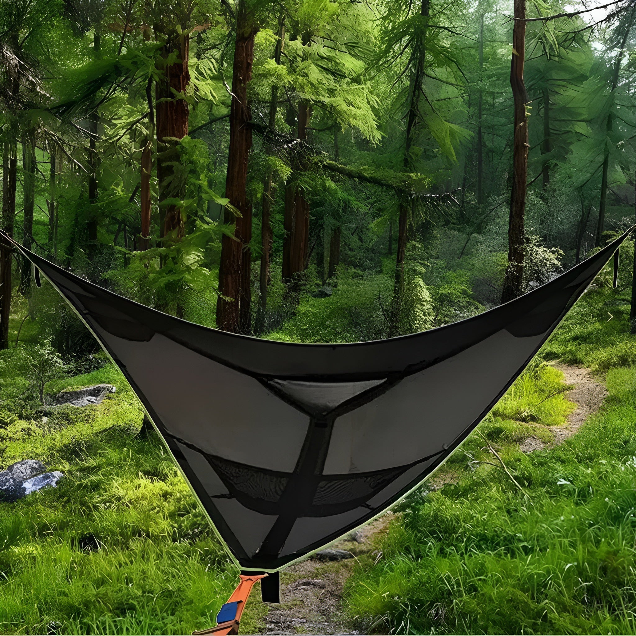 Flerepersoners Hengekøye – Komfortabel og Solid | Perfekt for Hage og Camping