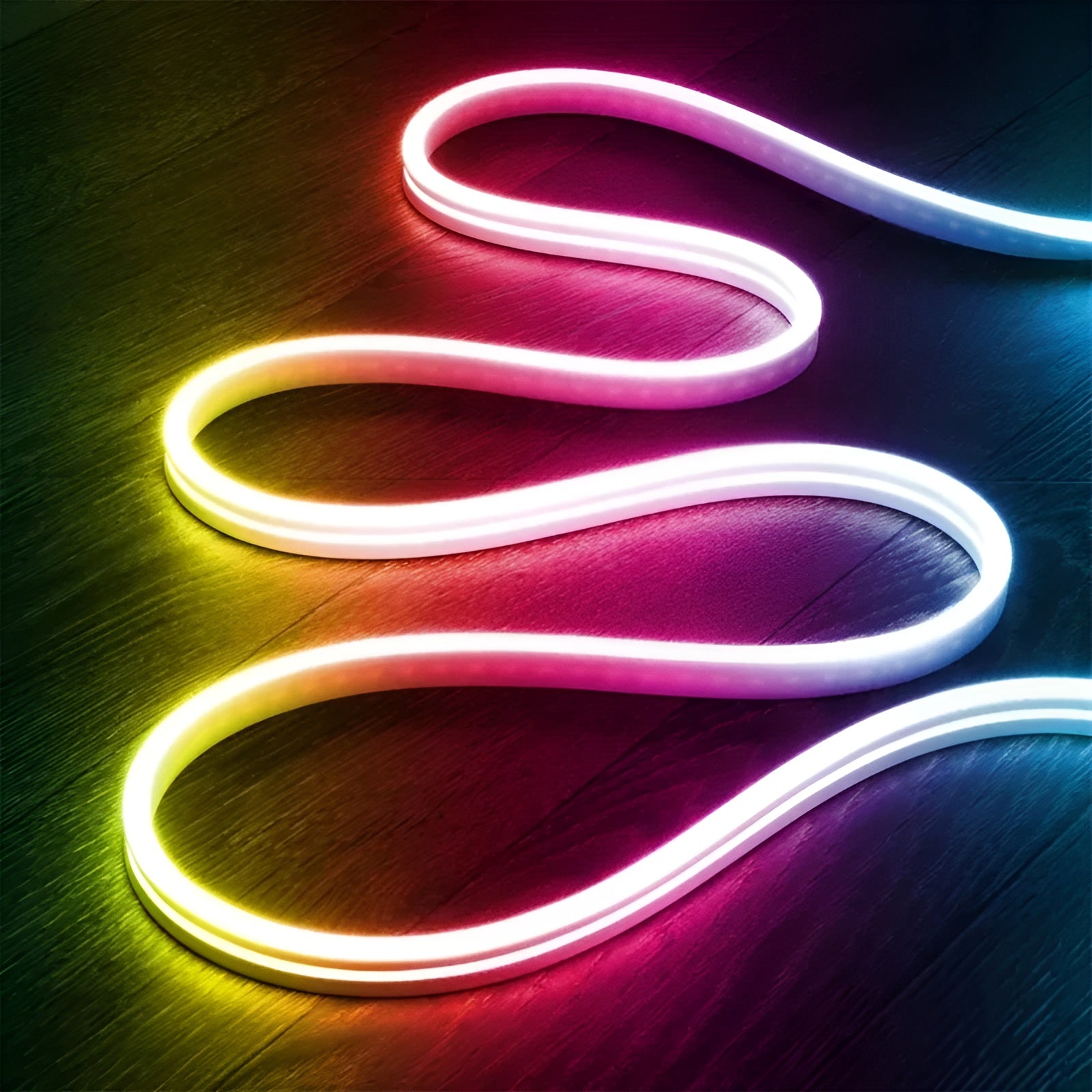 Neon LED Lyslist – Fleksibel og Dekorativ | Perfekt for Stue og Soverom