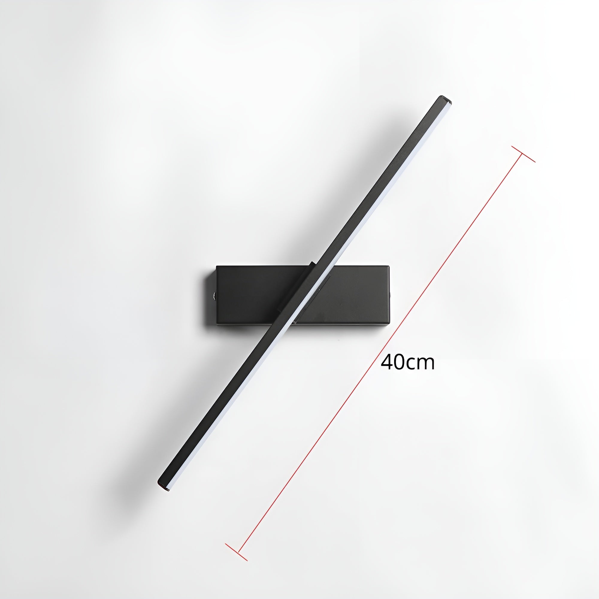 Enkel 330° Led-vegglampe – Dreiebar Og Fleksibel | Innvendig Lampe I Aluminium For Senger Og Nattbord