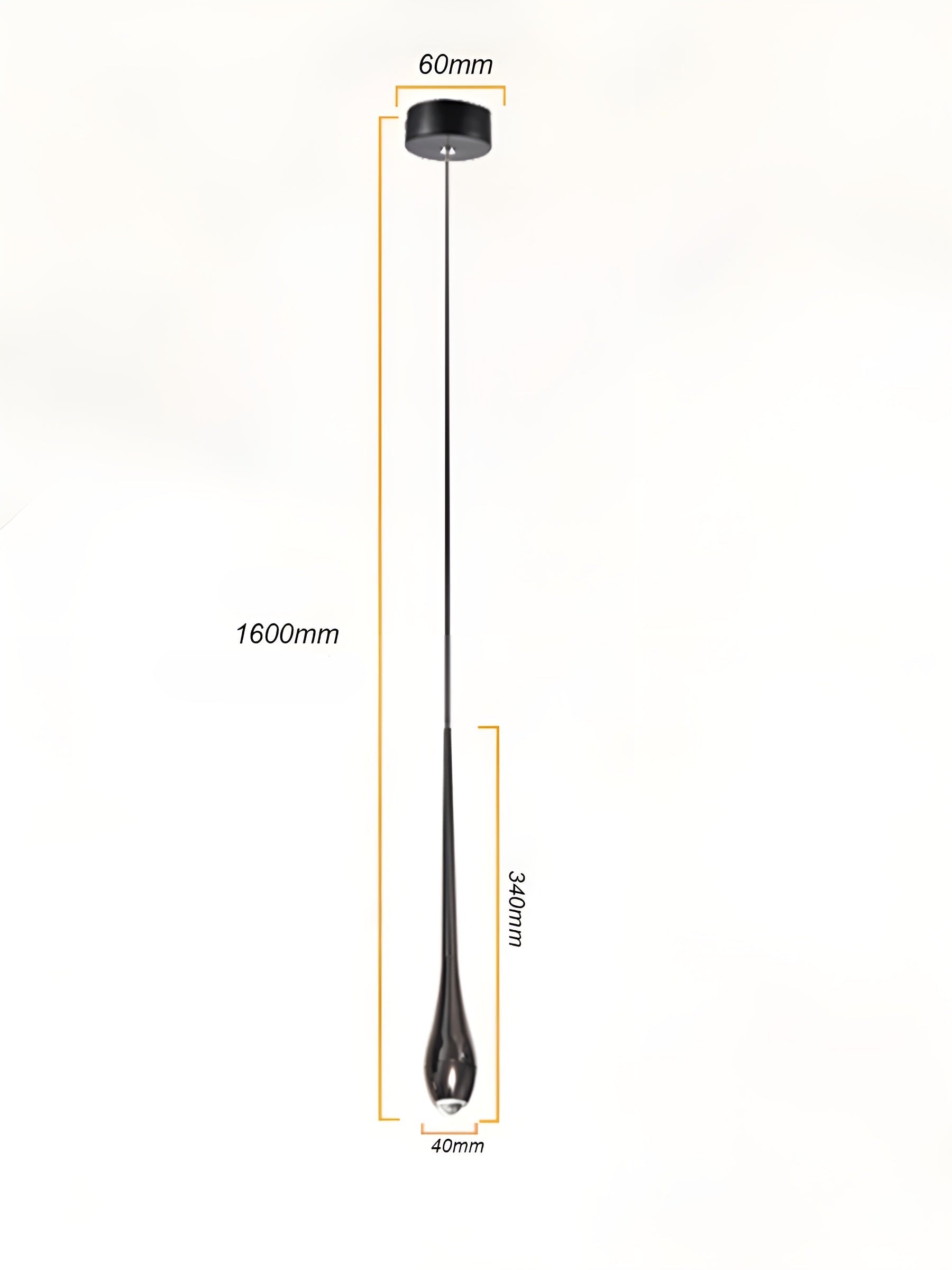 Led-pendel I Dråpeform – Moderne Og Stilren | Perfekt For Kjøkken Og Spisebord