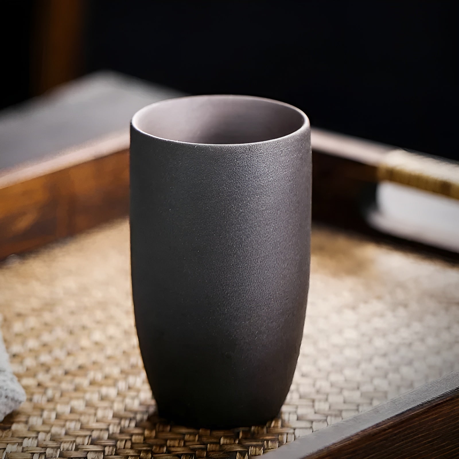 Japansk Tekopp i Keramikk – Vintage Stil | Perfekt for Kaffe, Espresso og Latte