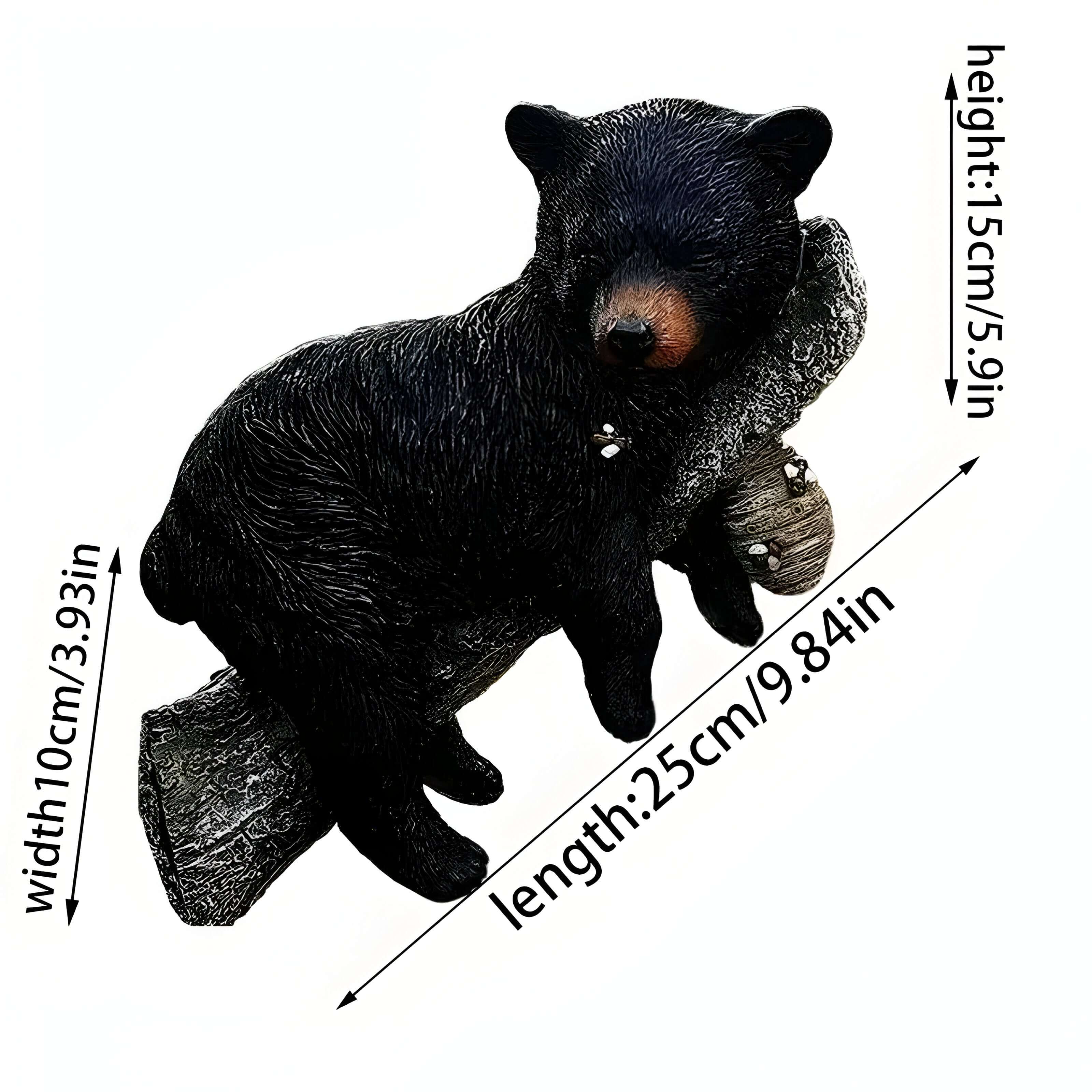 Rymrik – Veggmontert Hagefigur I Bjørneform