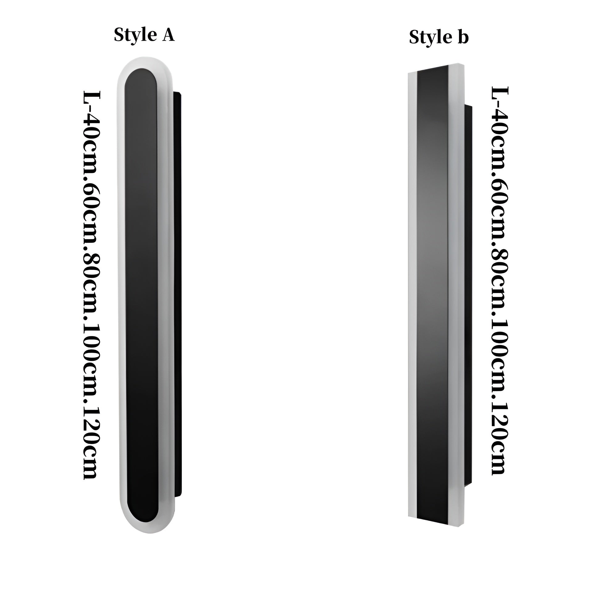 Vegglampe i Skandinavisk Stil – Slank og Elegant LED-lampe | Ideell for Soverom, Stue og Gang