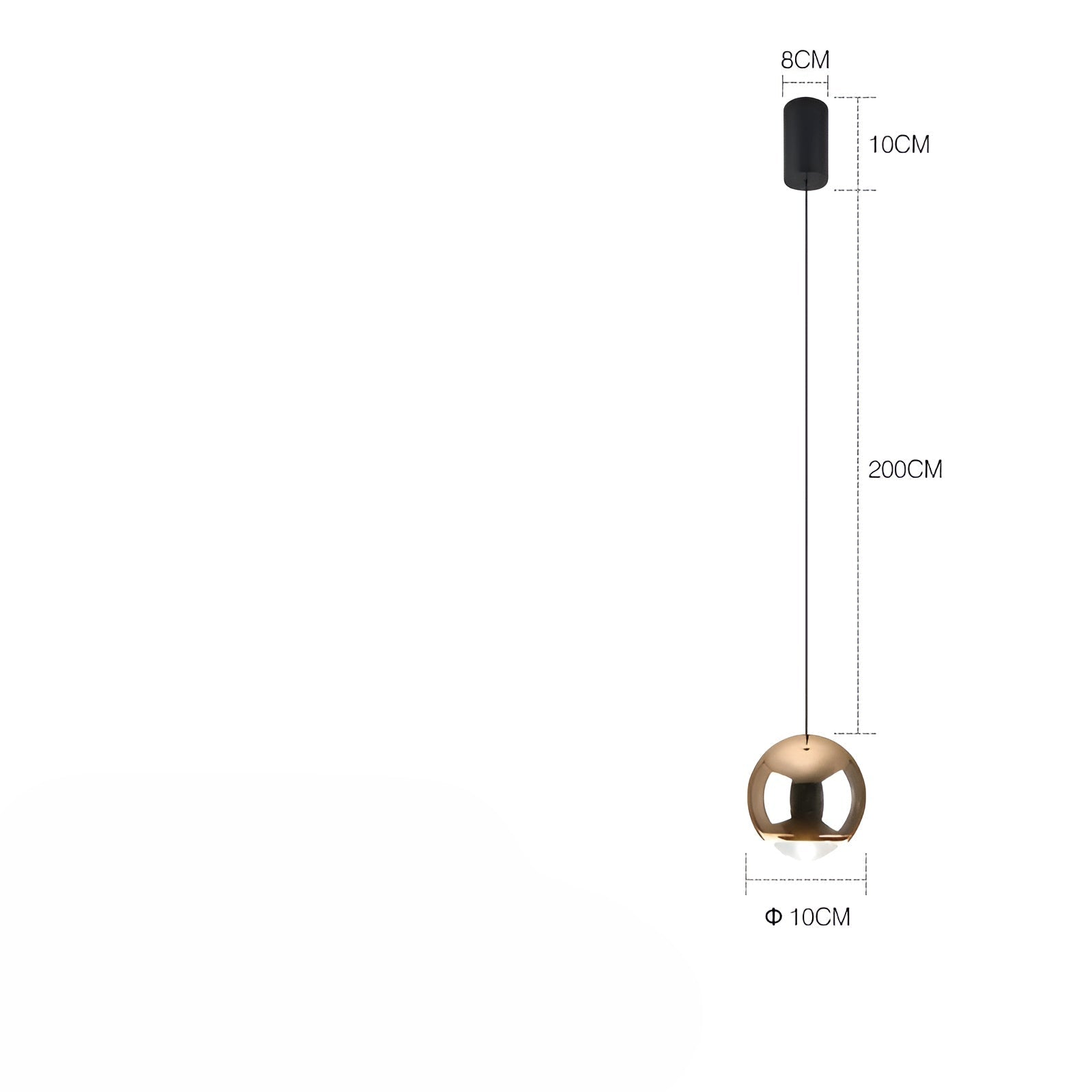 Moderne LED-pendel – Skandinavisk og Stilrent | Perfekt for Soverom, Kjøkken og Kontor