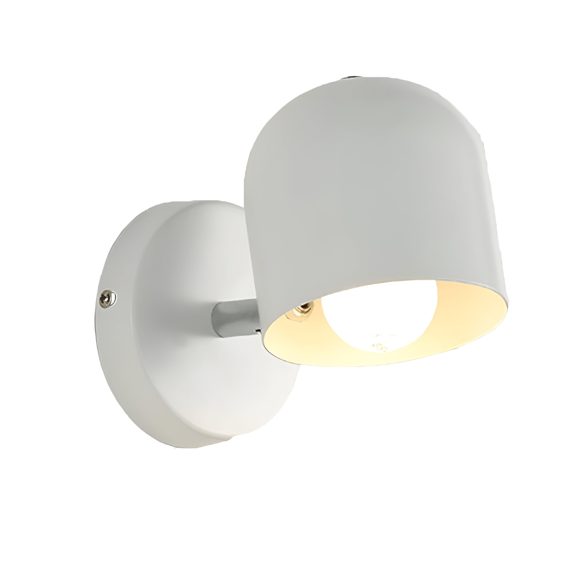 Enkel Vegglampe I Jern - Moderne Og Elegant | Perfekt Til Soverom Og Gang