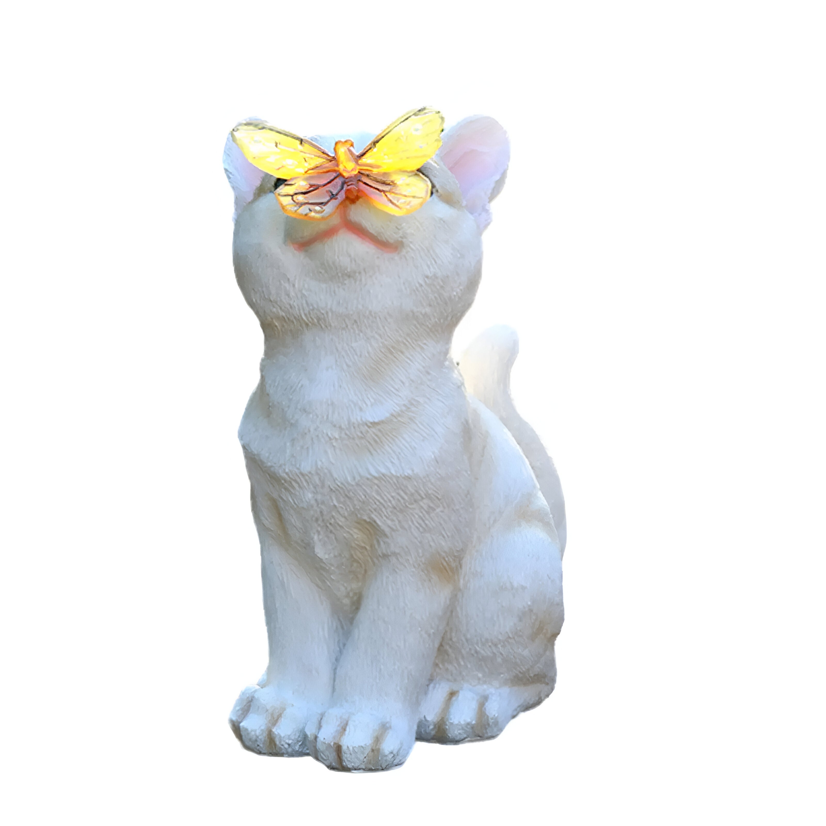 Dyssa - Solcelledrevet Led Hagefigur I Kattedesign