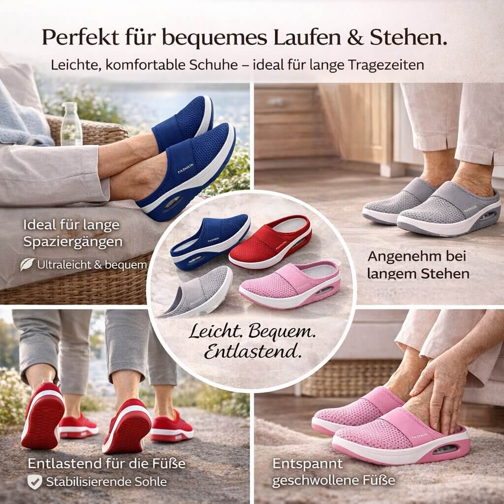 Størrelsesmerking på innersålen til tøflene
