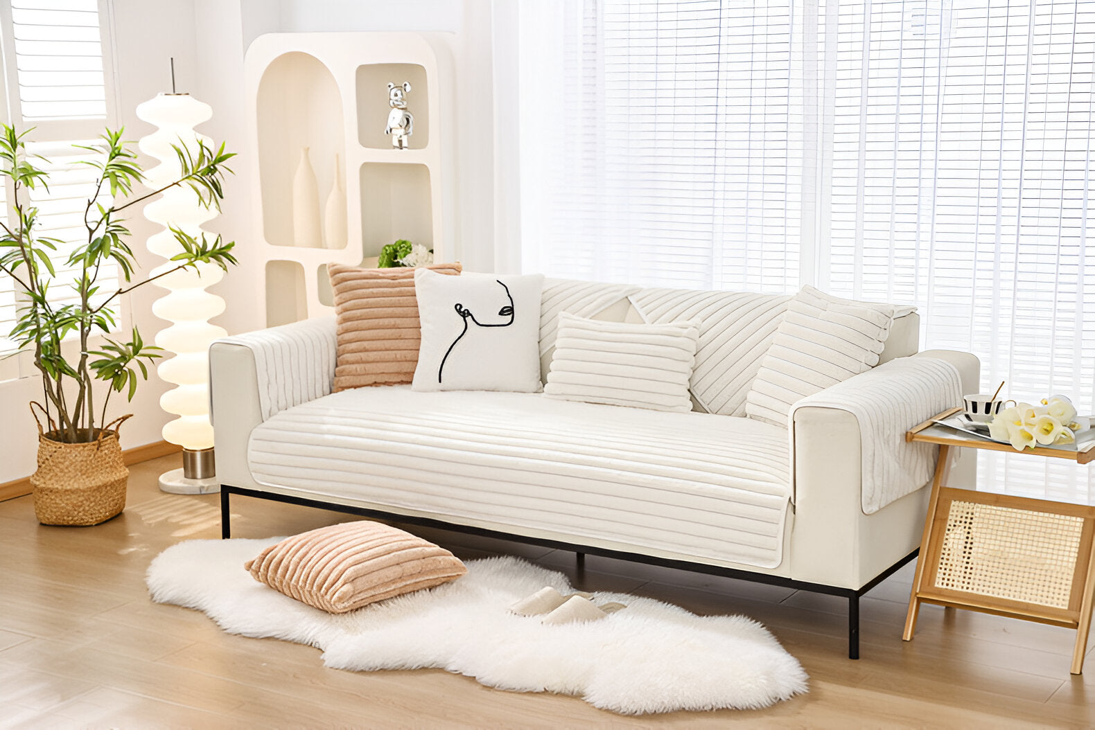 Bilde av Stellan - Sofa Overtrekk i L-Form - Gir Sofaen din et Nytt Liv fra Velisse