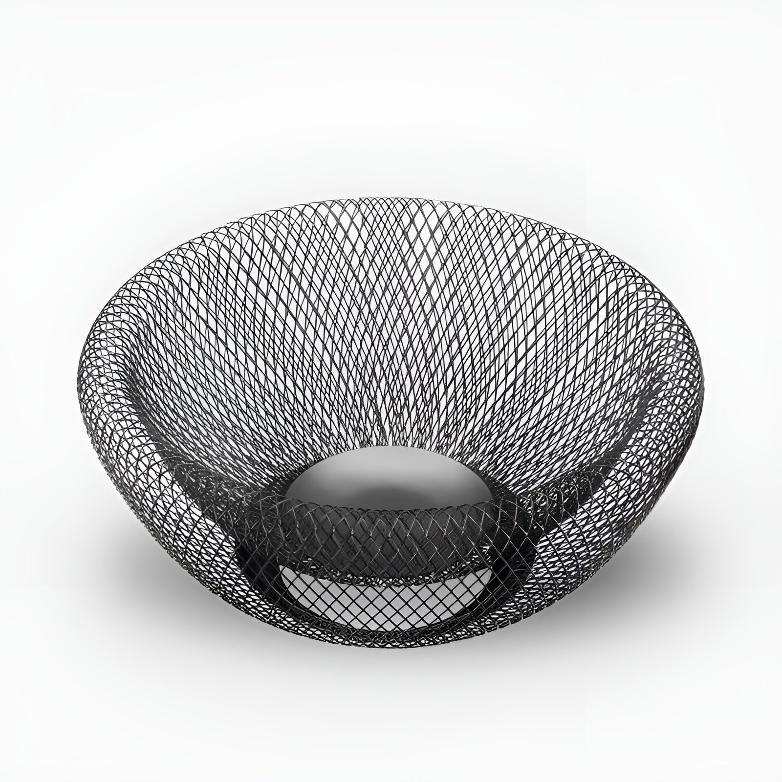 Dobbelvegget Fruktskål I Metall – Dekorativ Designskål Til Kjøkkenet Og Spisebordet