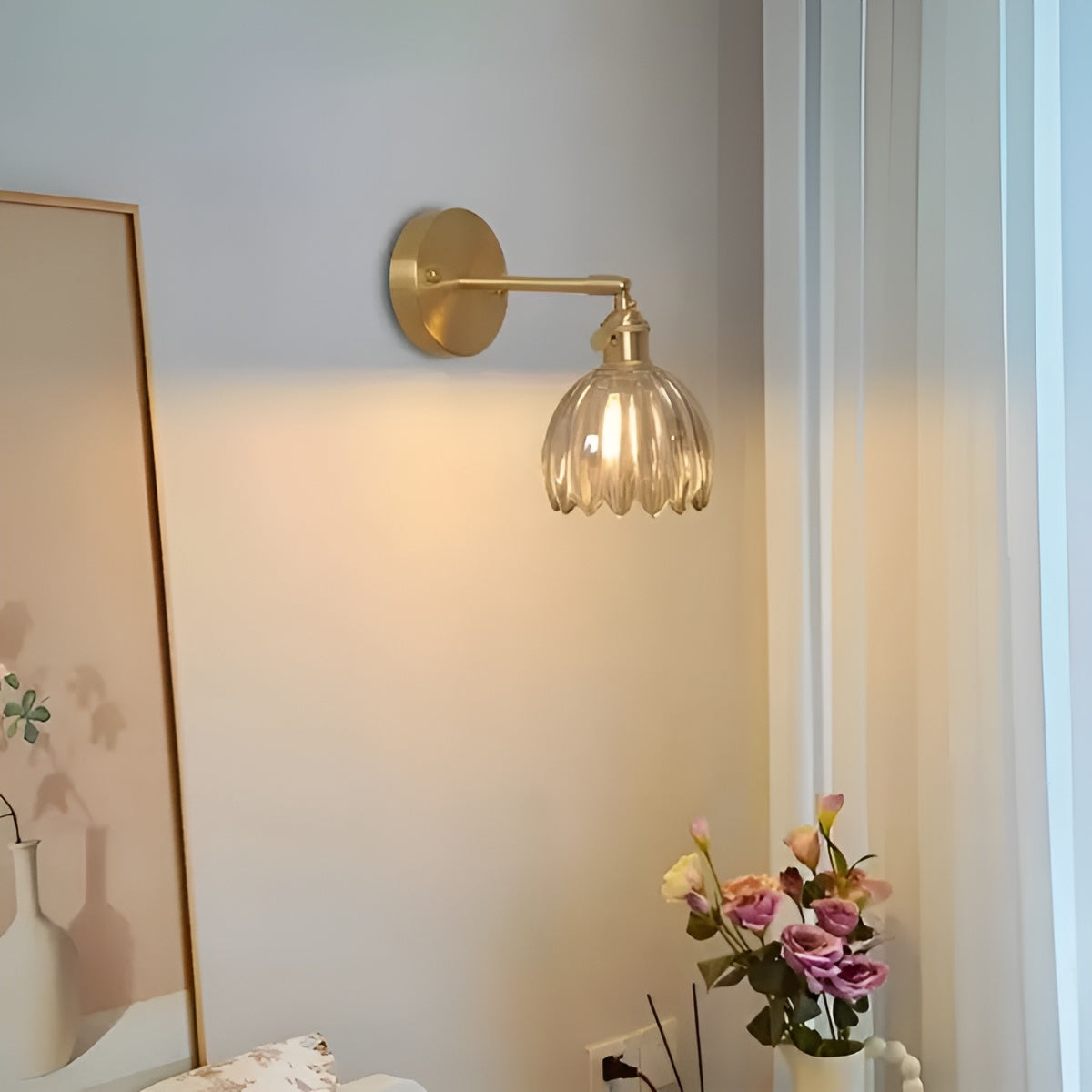Retro Taklampe med Blomstermønster – Stilfull og Dekorativ Belysning | Perfekt for Stue og Spisestue