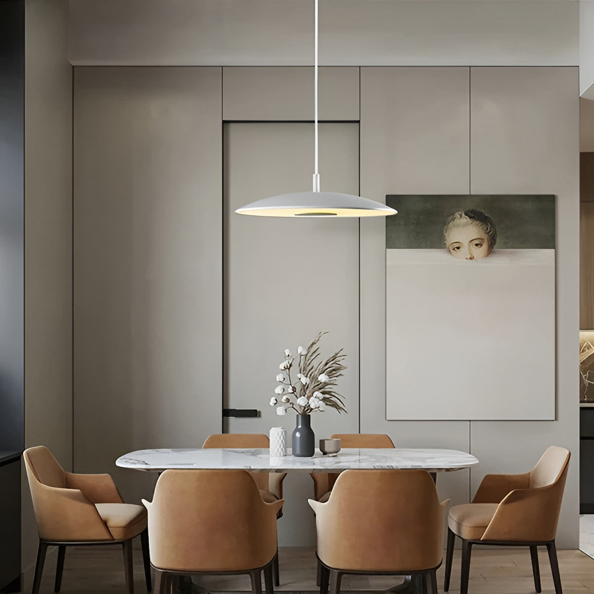 Moderne Led-pendellampe I Jern Og Nikkel – Dekorativ Og Varmt Lys | Ideell For Hjemmet - Lysarmaturer for tak