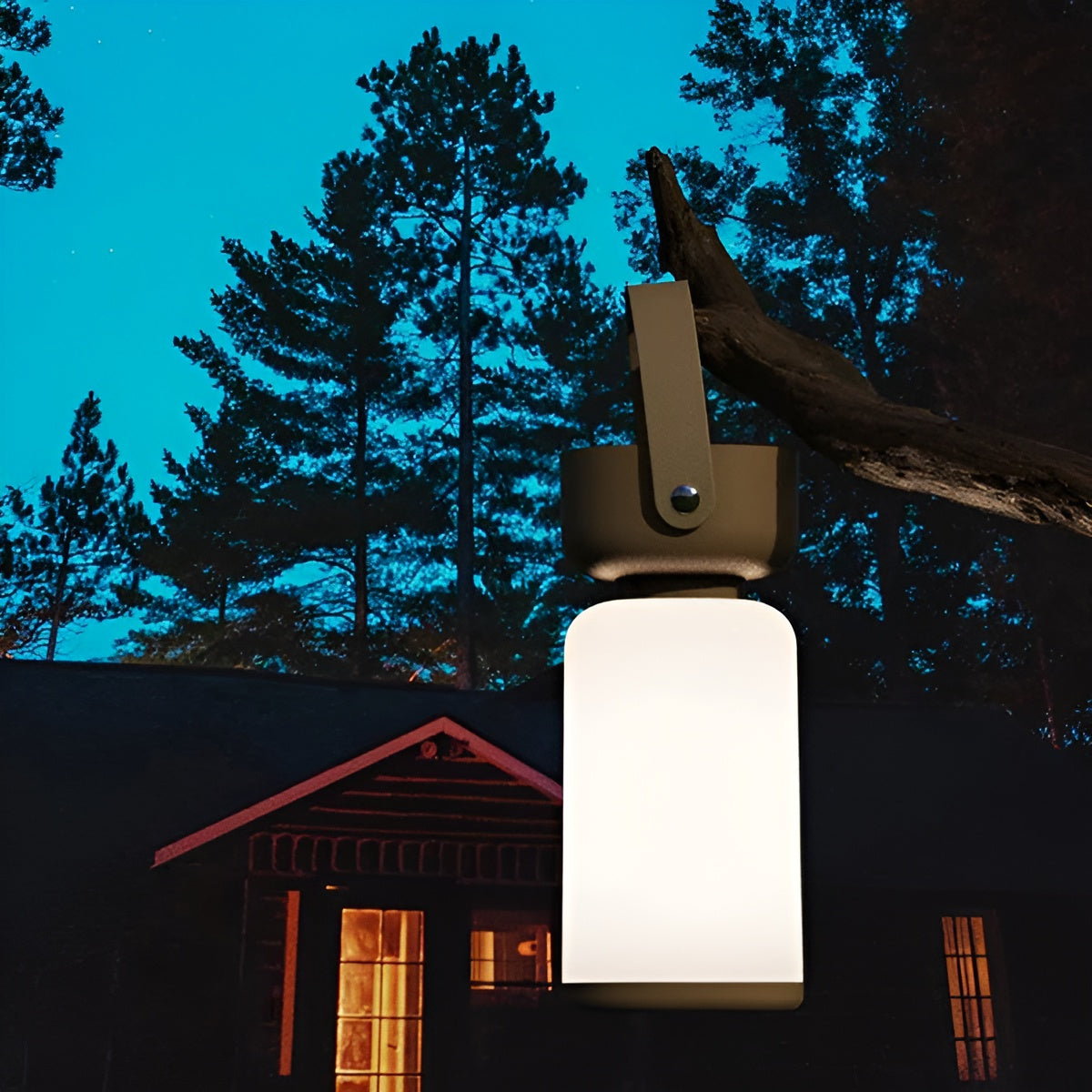 Vanntett LED Bordlampe – Bærbar og Dekorativ | Moderne Sylinderdesign