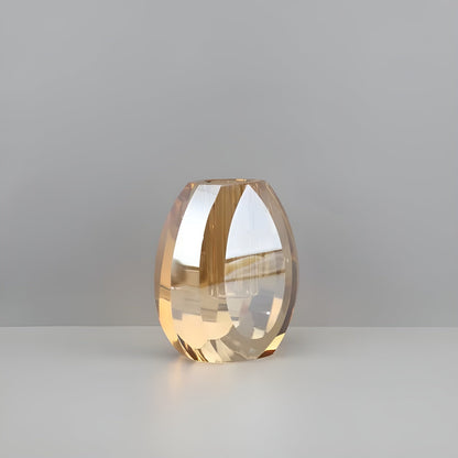 Krystallvase i Dråpeform – Elegant og Tidløs | Dekorativ for Bord og Stue