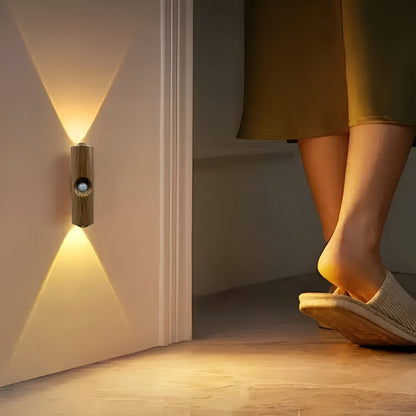 Led-nattlys Med Bevegelsessensor (6-pk) – Dimmbar & Rgb | Usb-lading, 3 Lysfarger, Perfekt For Gang, Trapp Og Stue