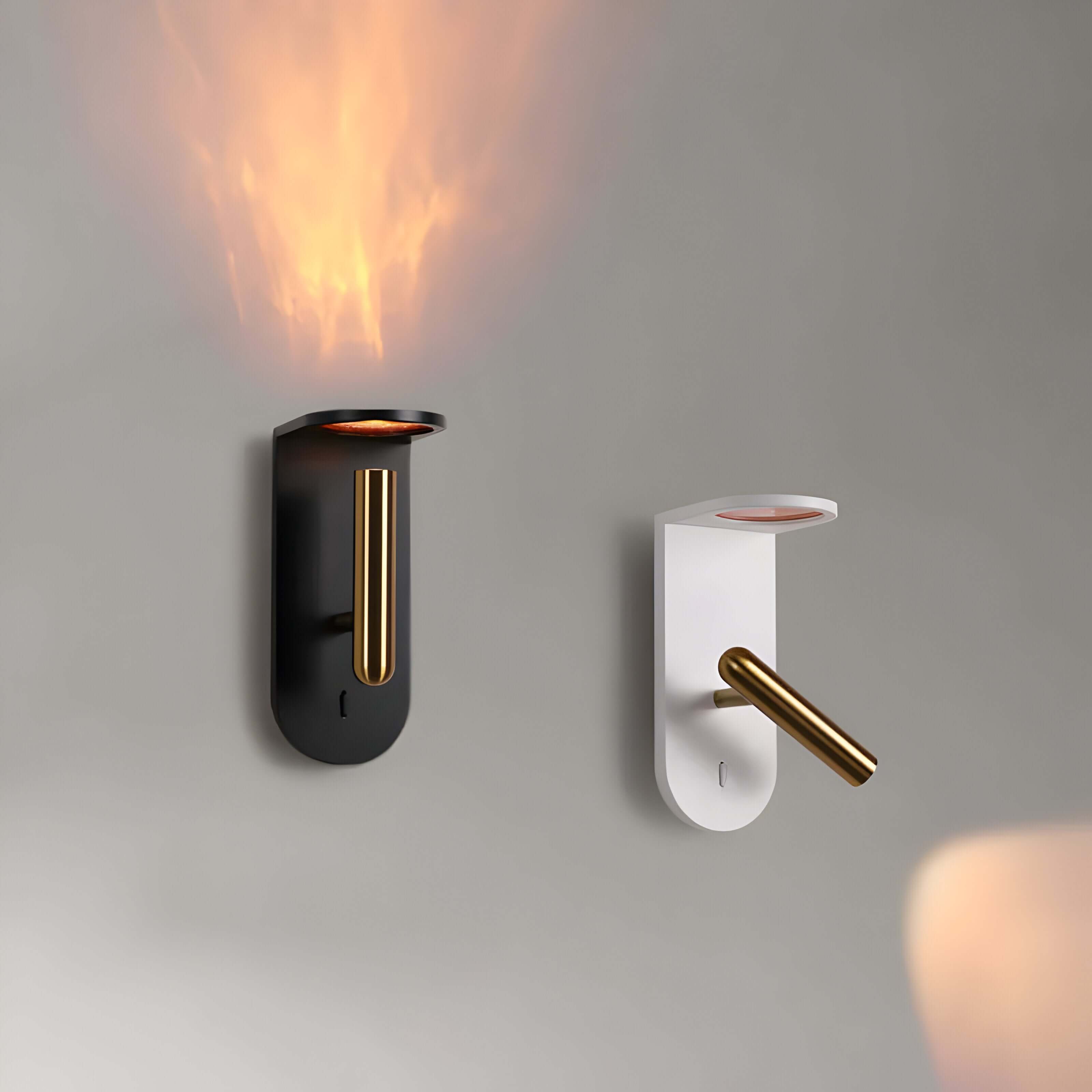 Glowla - Vegglampe med Flammeeffekt (LED)