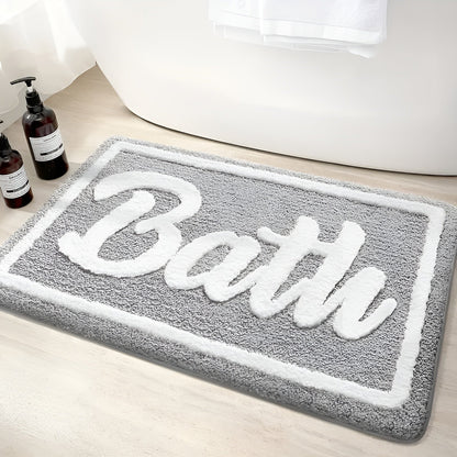 Mykt Baderomsteppe – Sklisikkert og Absorberende | Perfekt som Juledekor eller Gave