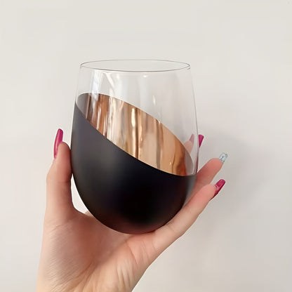 Stiløse Rødvinsglass – Elegant Geometrisk Design | Komfortabelt og Stabilt i Hånden