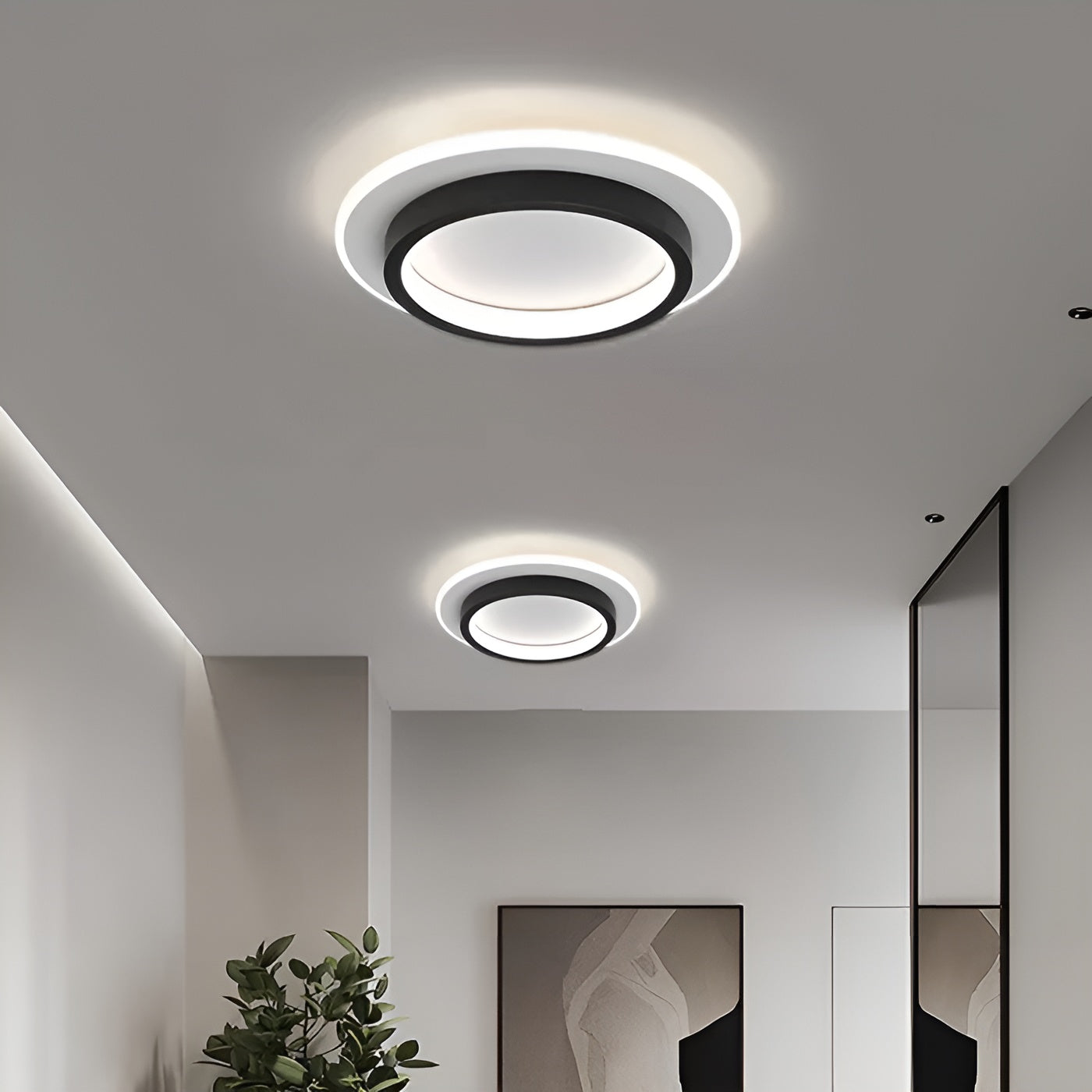 Rund Taklampe – Slankt og Moderne Design | Perfekt for Stue og Spisestue