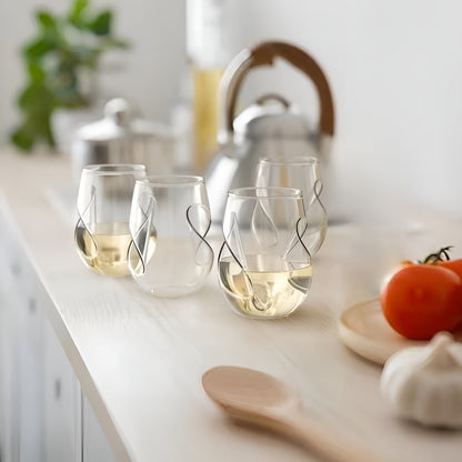 Vinglass i Borosilikatglass – Elegant Design | Perfekt for Vin og Spesielle Anledninger