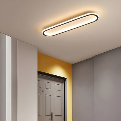 Oval LED Taklampe – Elegant og Moderne | Perfekt for Gang og Entré