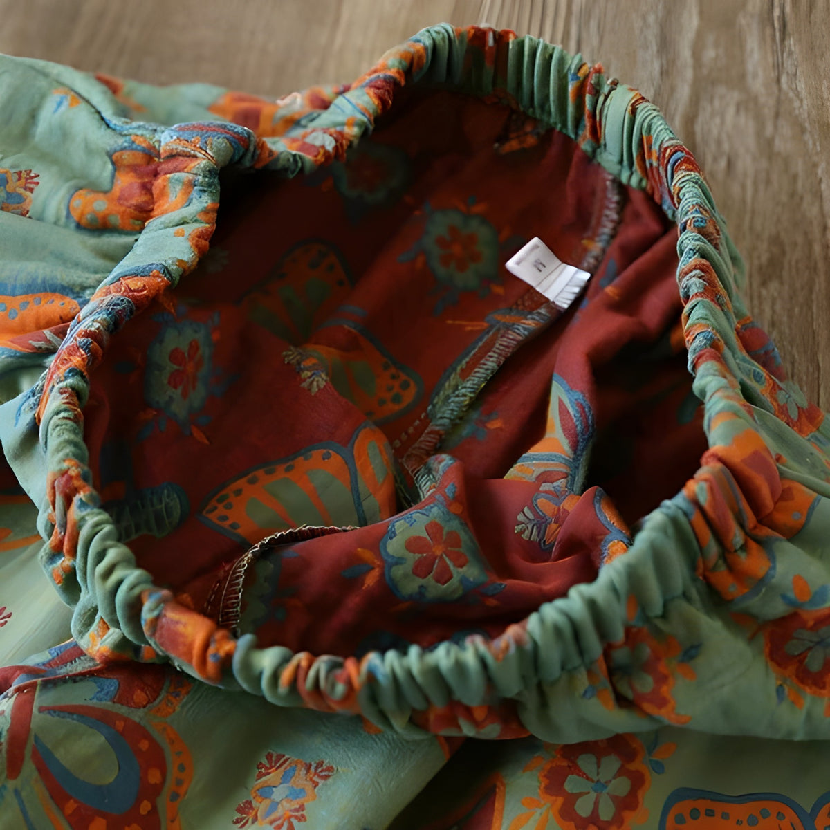 Loungewearsett med Sommerfugltrykk – Vintage Stil, Bomull