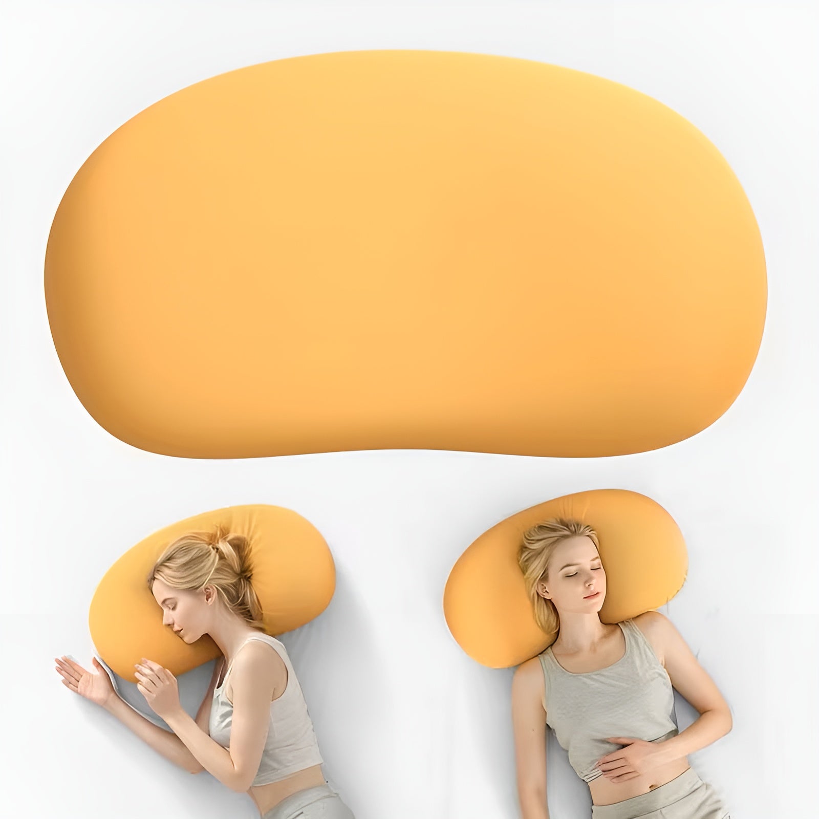 Cloud Ergonomisk Nakkepute – Pustende Og Kjølig | Perfekt For De Som Sover På Siden Eller På Magen, Egnet For Bruk Hele Året