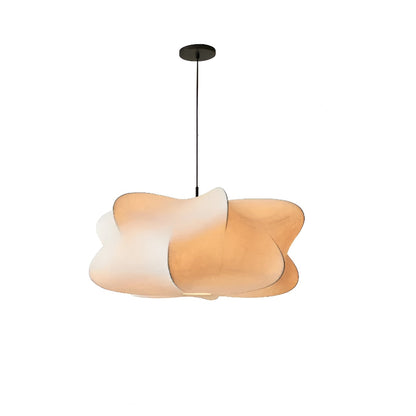 Silke Pendellampe – Elegant Wabi-Sabi Design | Mykt og Varmt Lys til Stue og Spiseområde