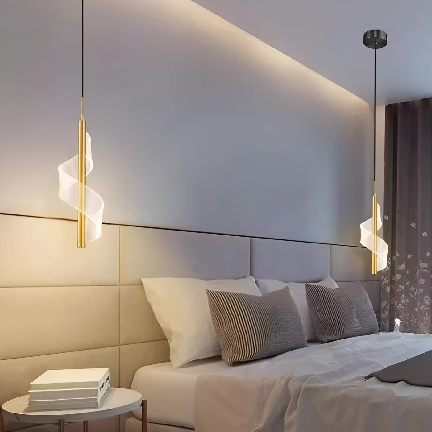 Moderne Taklampe – Skandinavisk Design med Akrylskjerm | Perfekt for Stue og Soverom