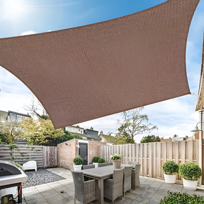 Solskjermingsnett Med Øyer – Lysblokkerende Skyggenett Til Balkong, Terrasse Og Hage