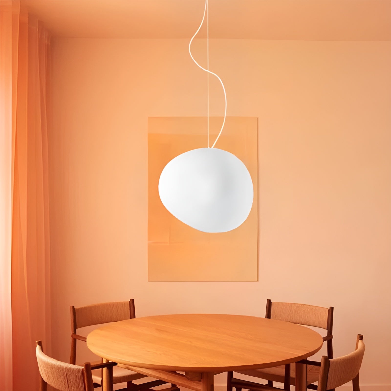 Taklampe I Steindesign – Matt Hvit Og Dekorativ | Perfekt For Moderne Hjem