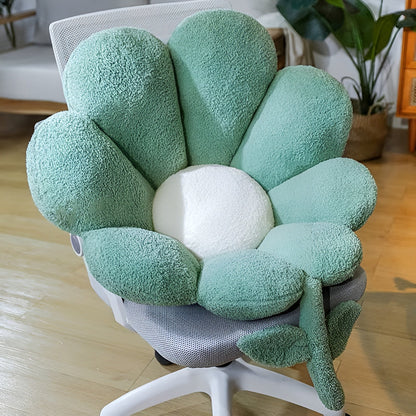 Blomsterformet Sittepute – Myk og Komfortabel | Dekorativ Pute for Sofa Soverom og Stue - Pynteputer