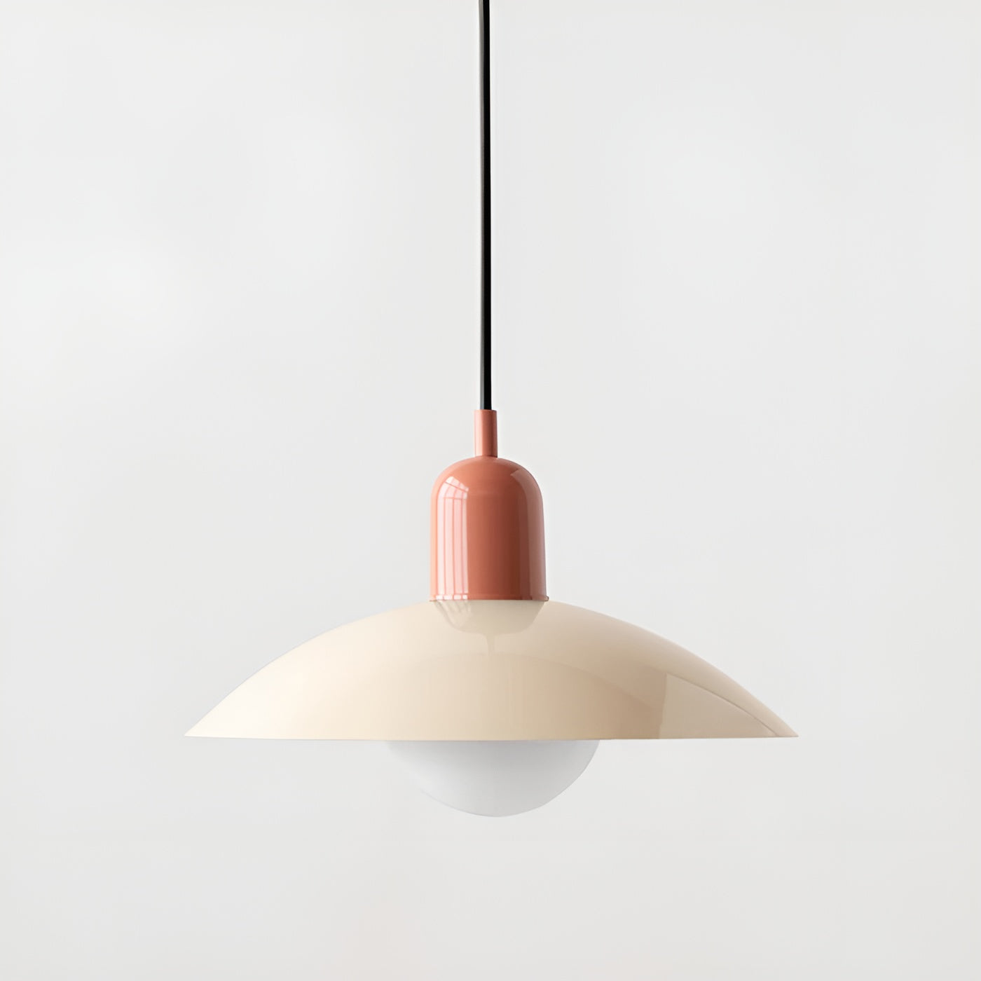 Pendellampe i Makron-Design – Mykt og Behagelig Lys | Perfekt for Hjemmet - Rosa / Hvit - Lysarmaturer for tak