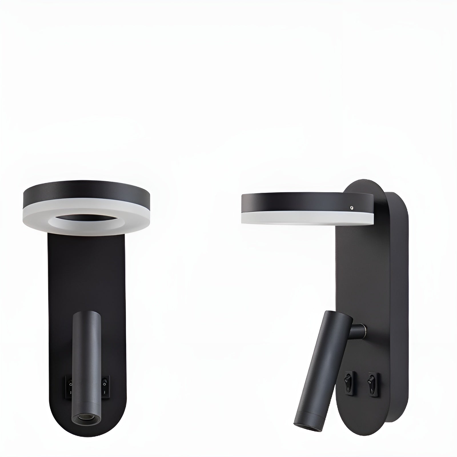 Geometrisk Vegglampe – To Lyskilder og Nedovervendt Lys | Moderne og Dekorativ