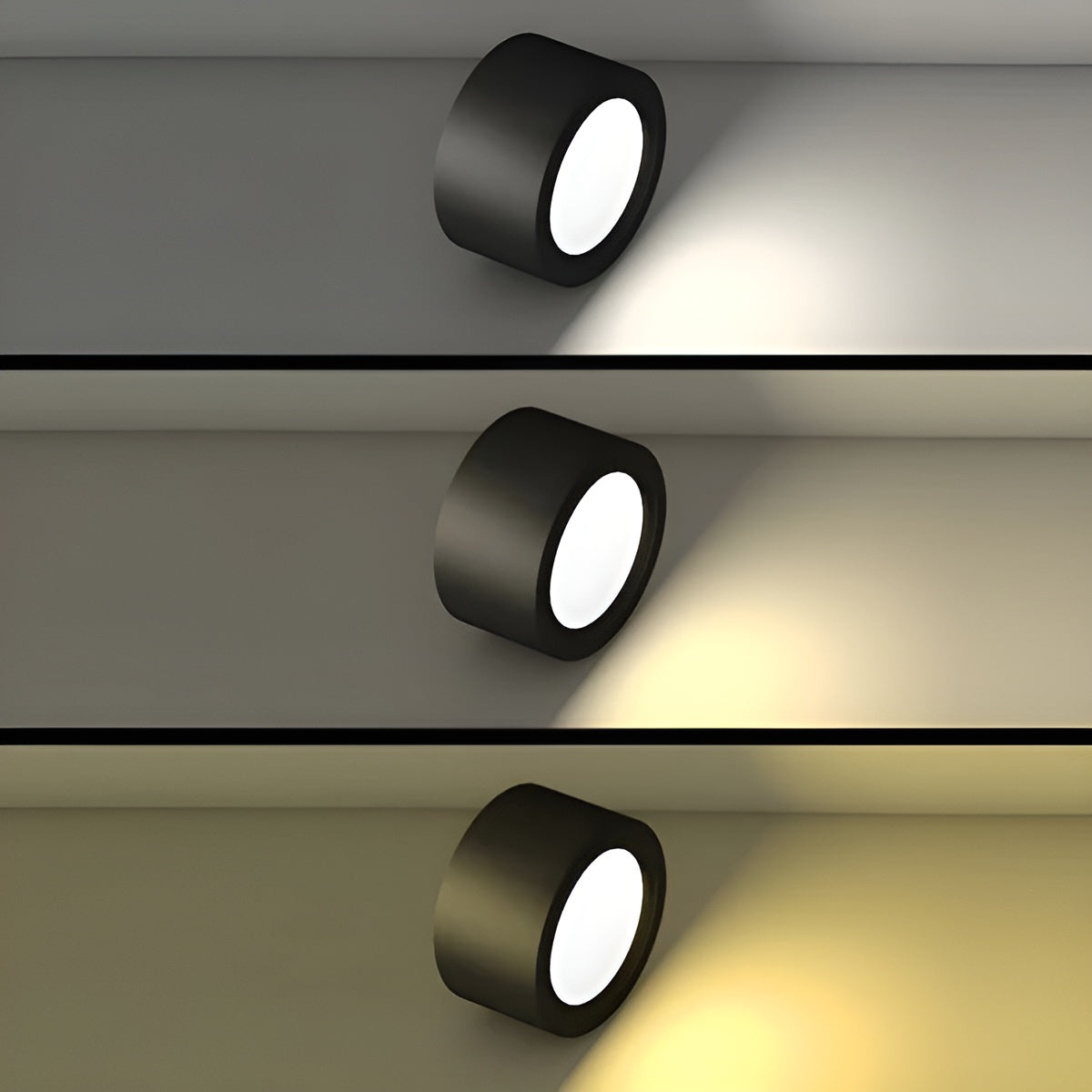 Moderne LED-Taklampe – Rund Design med Varmt Lys | Koselig Belysning til Alle Rom - Lysarmaturer for tak